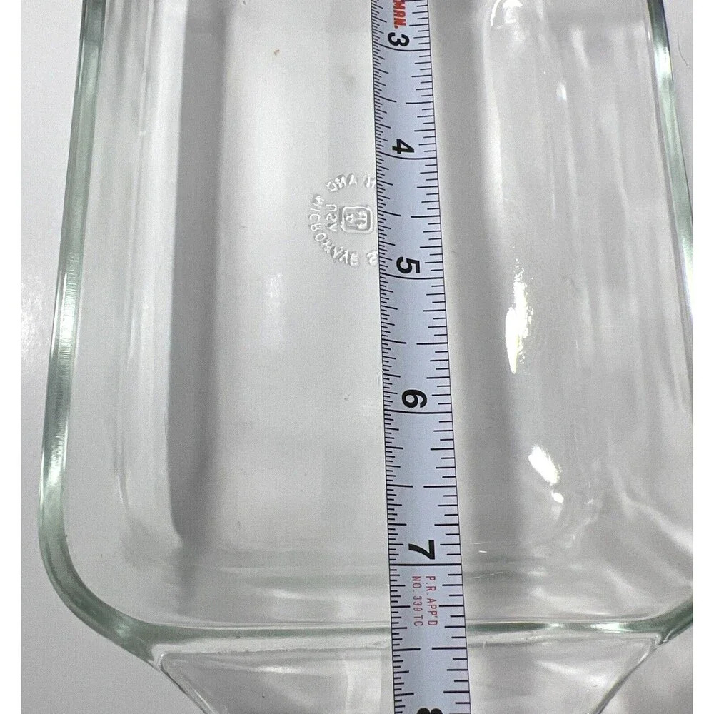 Anchor Hocking #443 Glass Handled Baking Dish 7.5 x 4 x 2